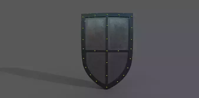 Shield Low-poly 3D model