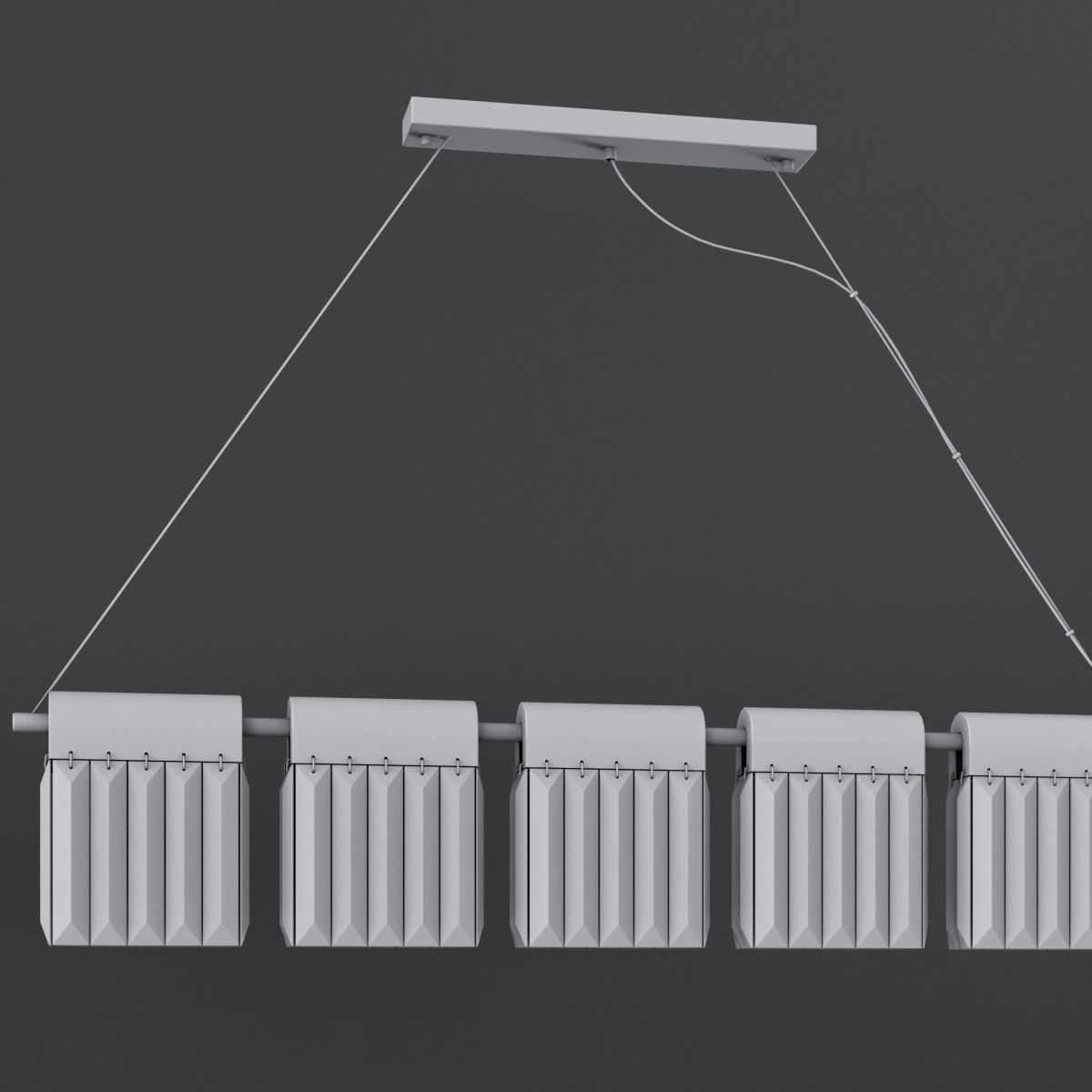 Chandelier Crystal Pendants Loft-Concept  3D model_17