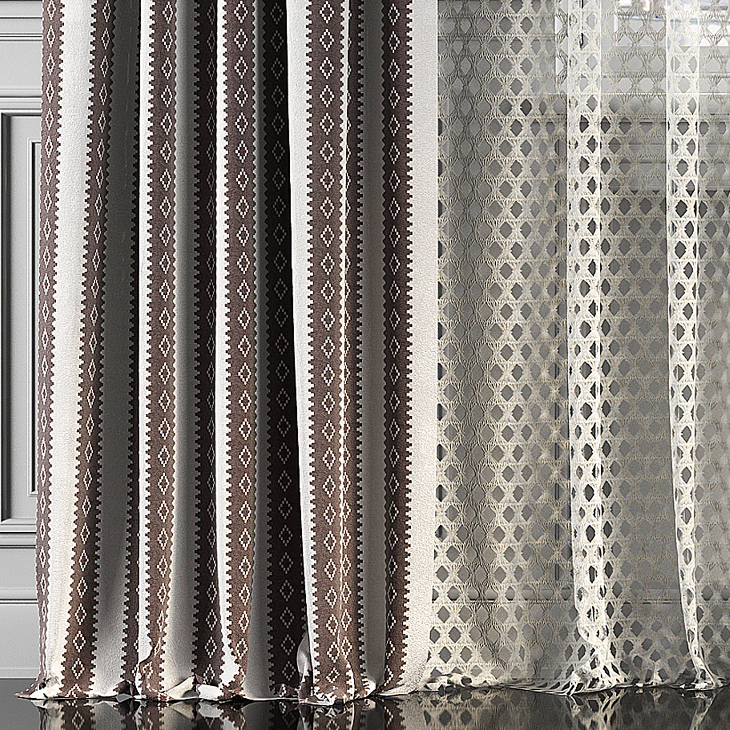 Curtain Set 132 3D model_3