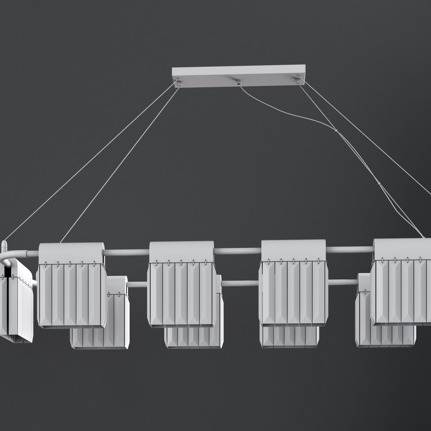 Chandelier Crystal Pendants 10 Loft-Concept 3D model_16