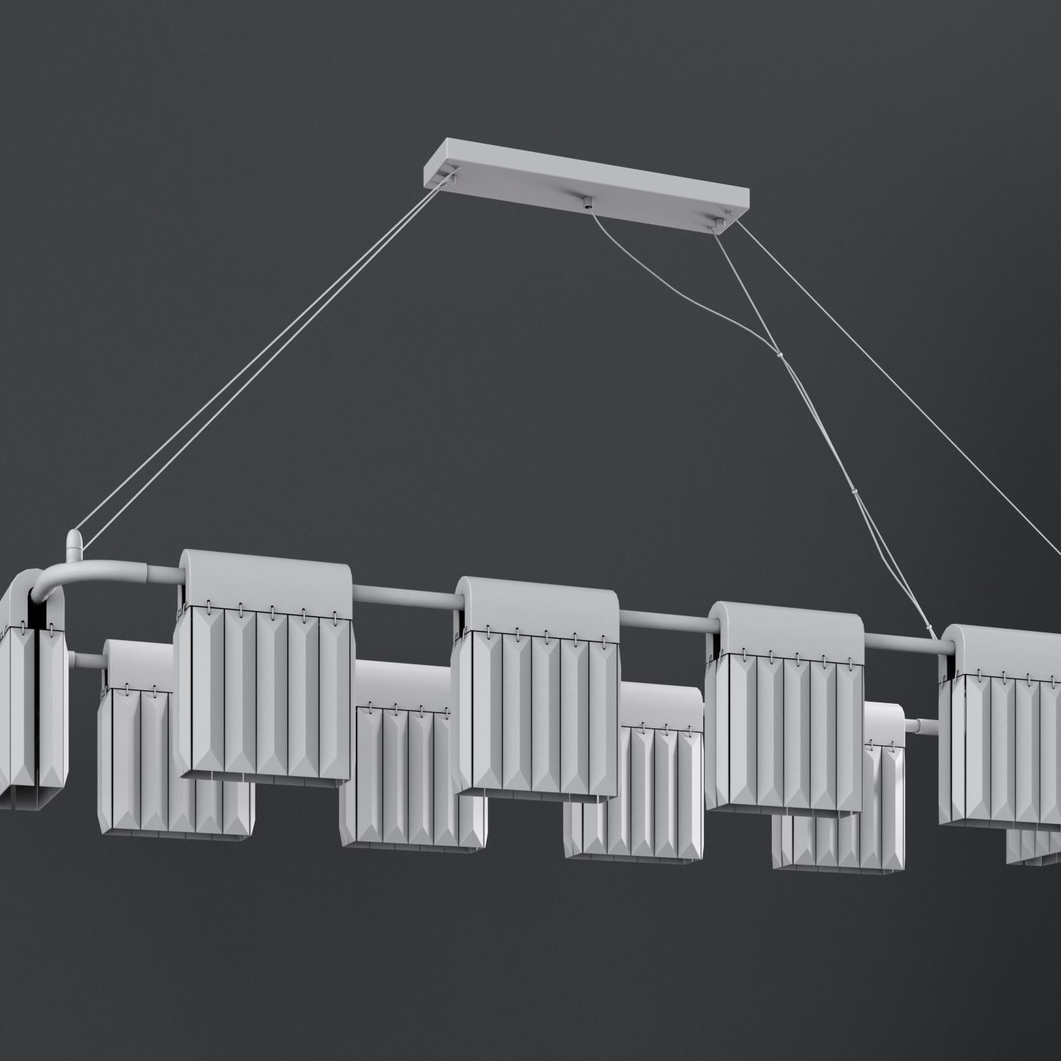Chandelier Crystal Pendants 10 Loft-Concept 3D model_17