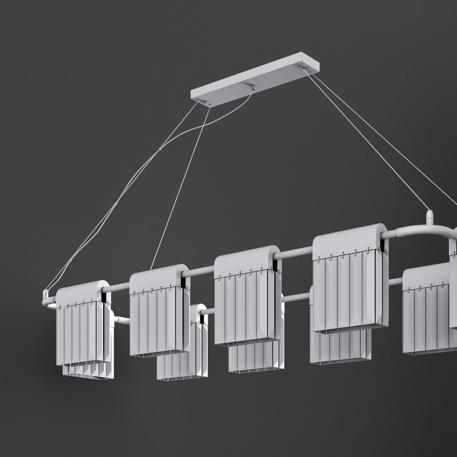Chandelier Crystal Pendants 10 Loft-Concept 3D model_7