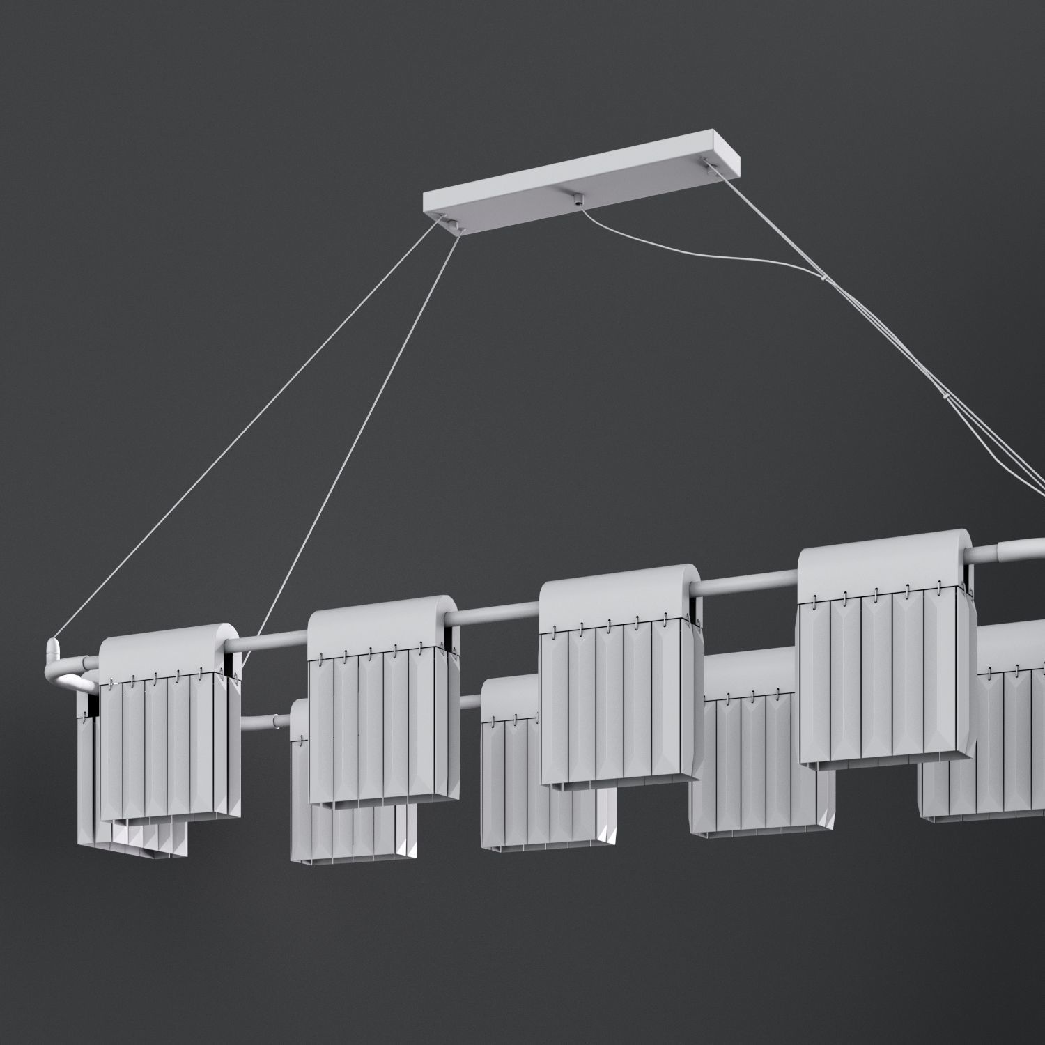 Chandelier Crystal Pendants 10 Loft-Concept 3D model_15
