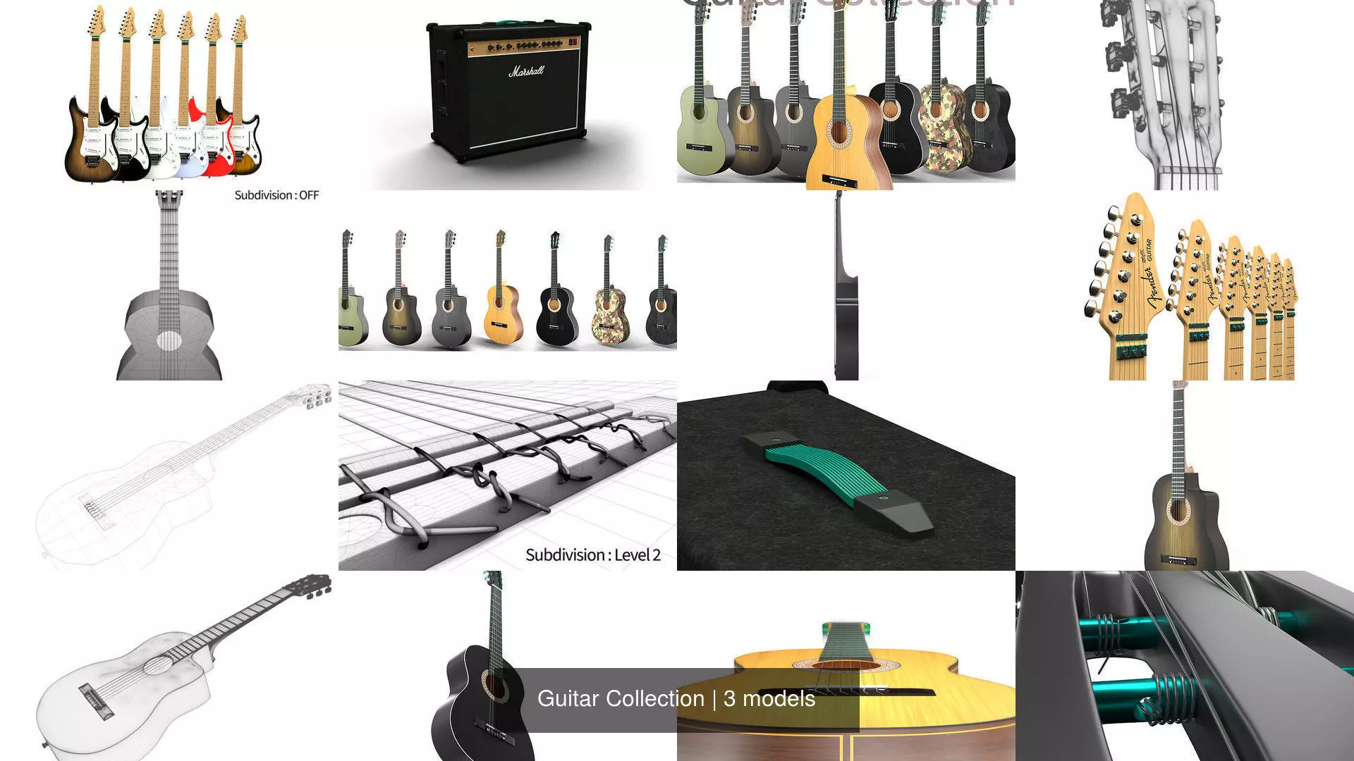 Guitar Collection camouflage acoustic _1