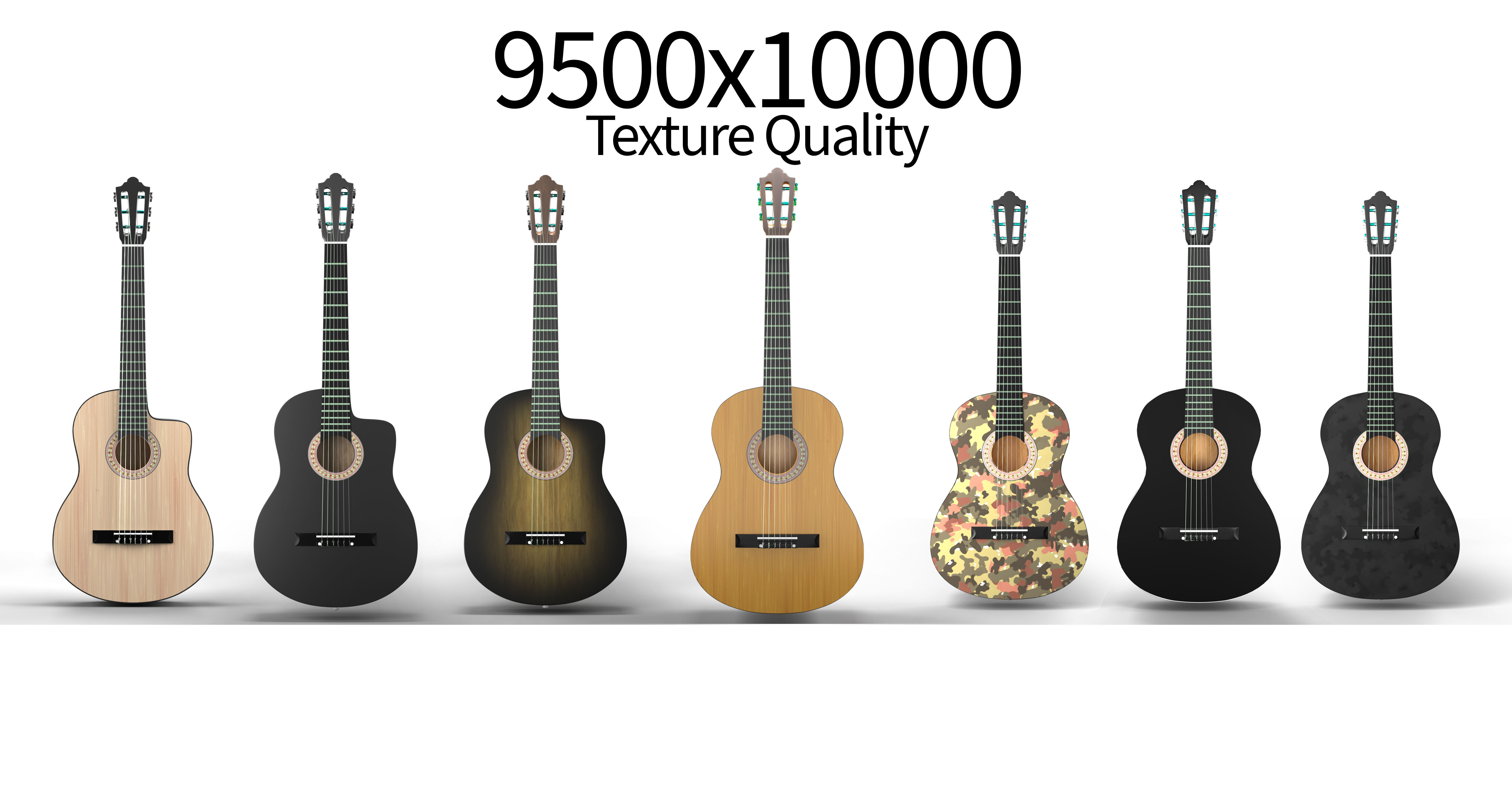 Guitar Collection camouflage acoustic _6