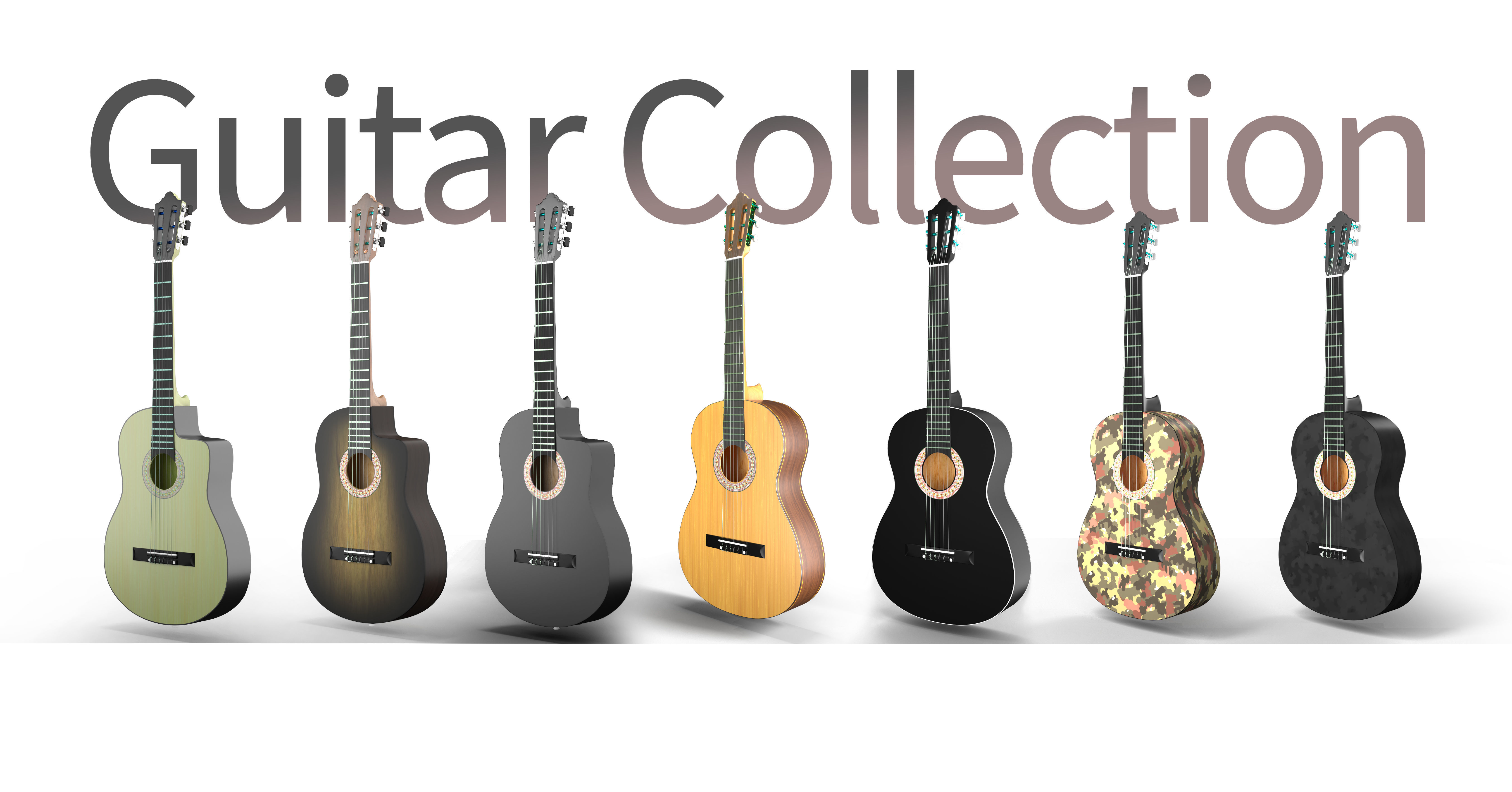 Guitar Collection camouflage acoustic _4