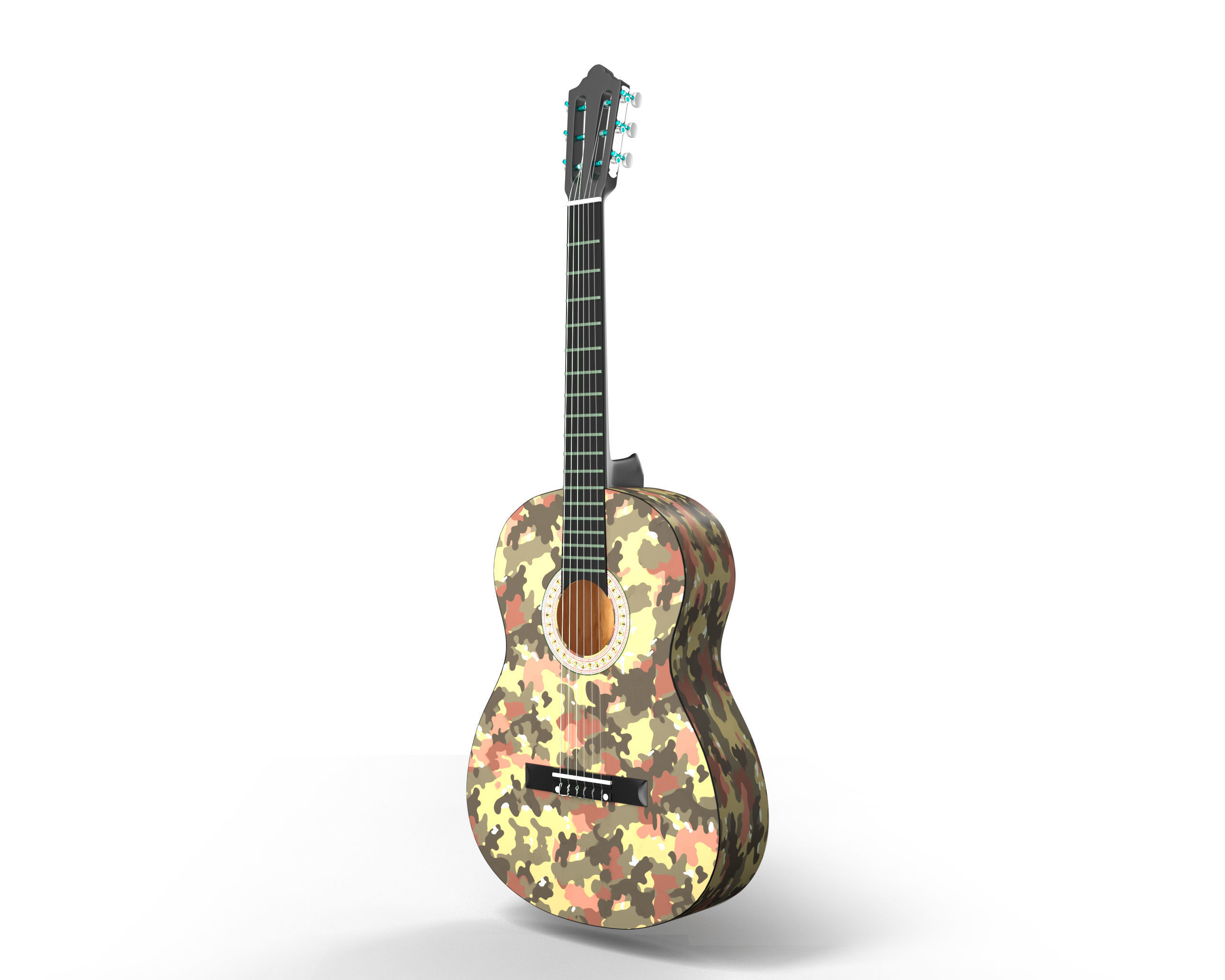 Guitar Collection camouflage acoustic _59