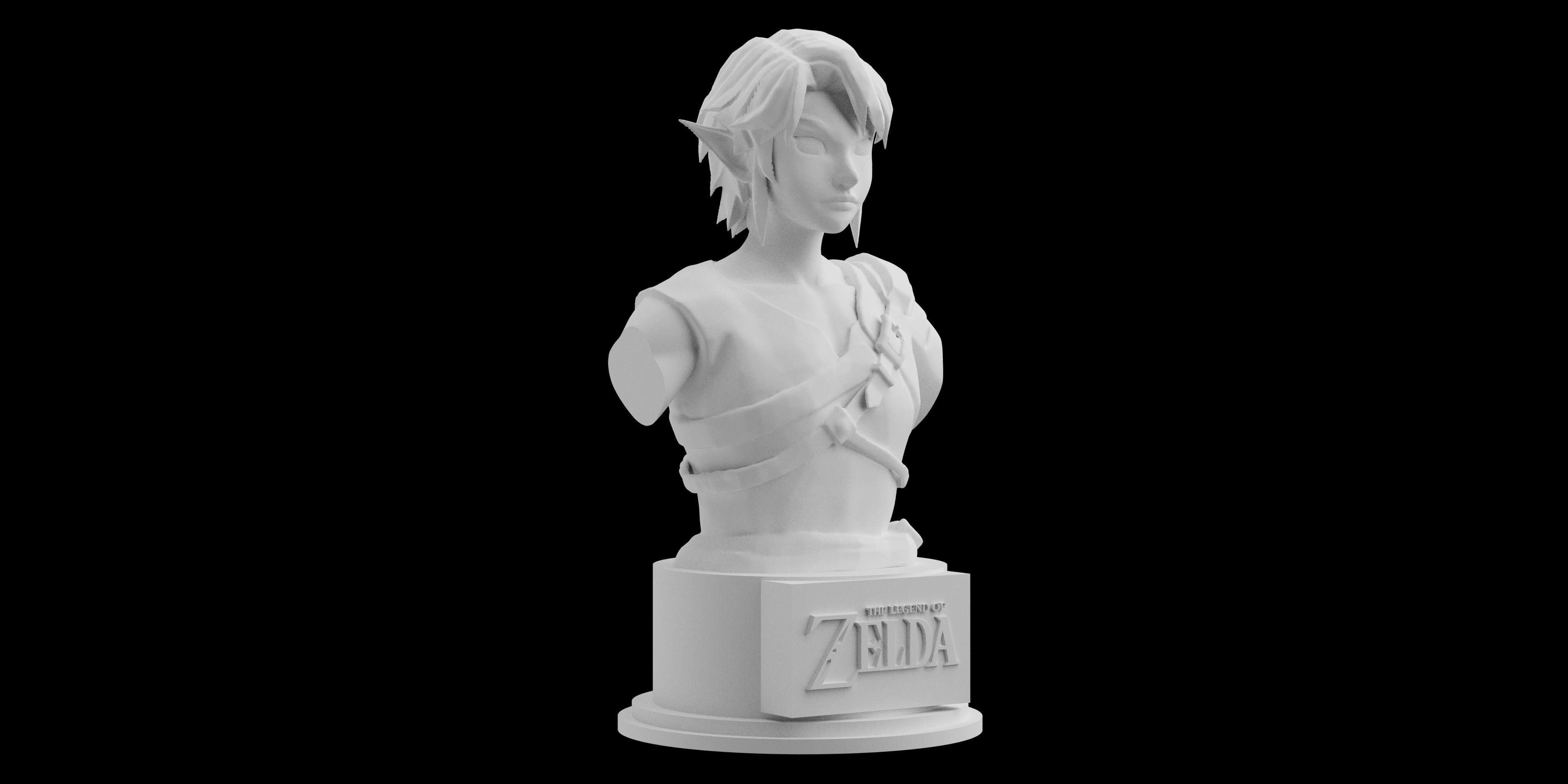 Zelda Farmer Link Twilight Princess Statue Figure 3D print model 3D print model_3