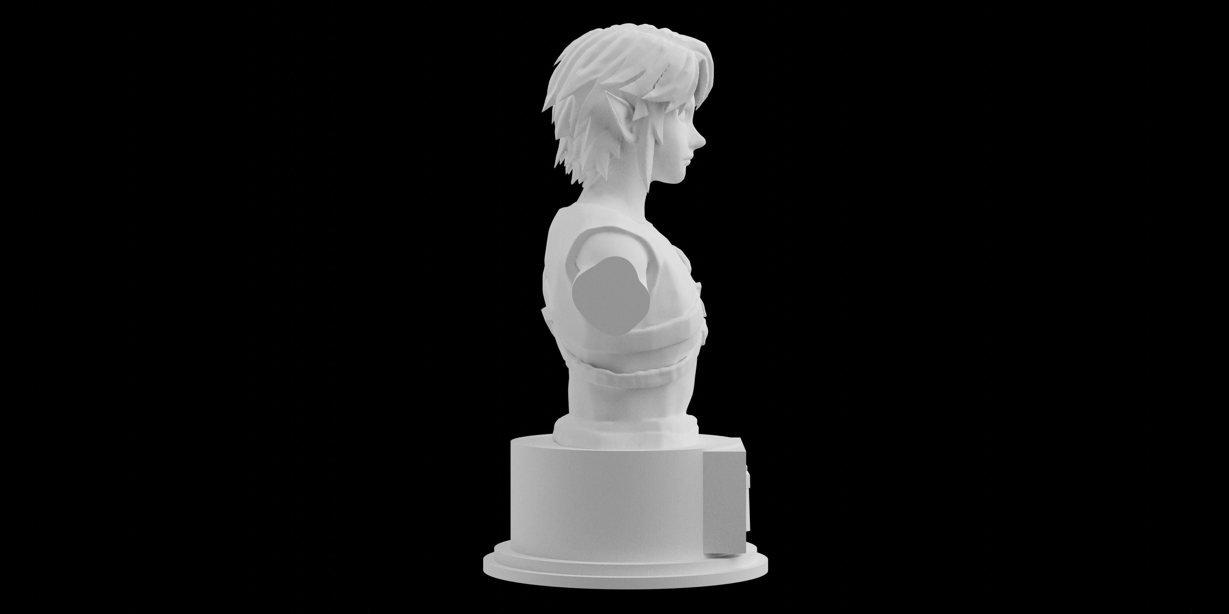 Zelda Farmer Link Twilight Princess Statue Figure 3D print model 3D print model_4