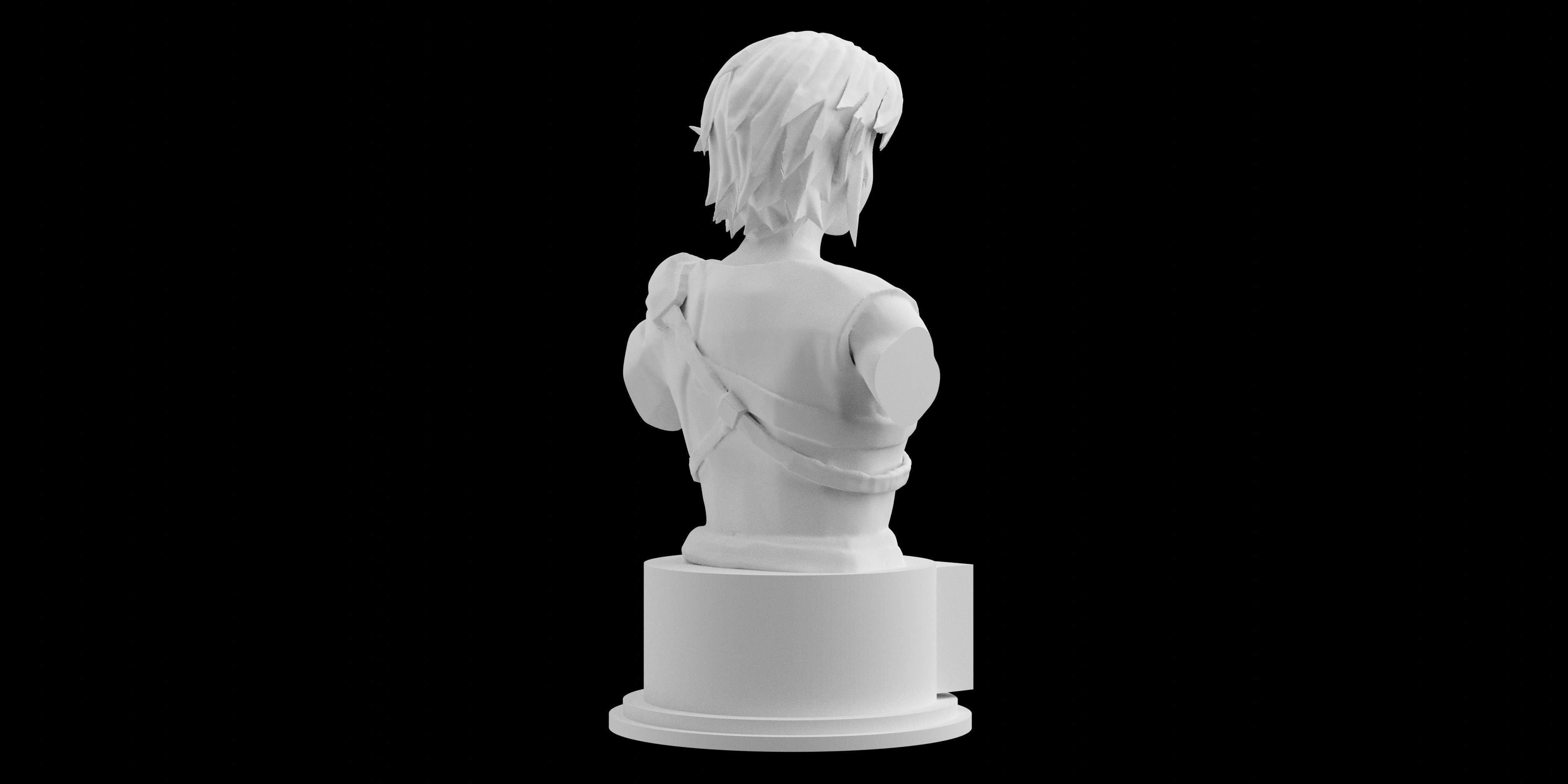 Zelda Farmer Link Twilight Princess Statue Figure 3D print model 3D print model_5