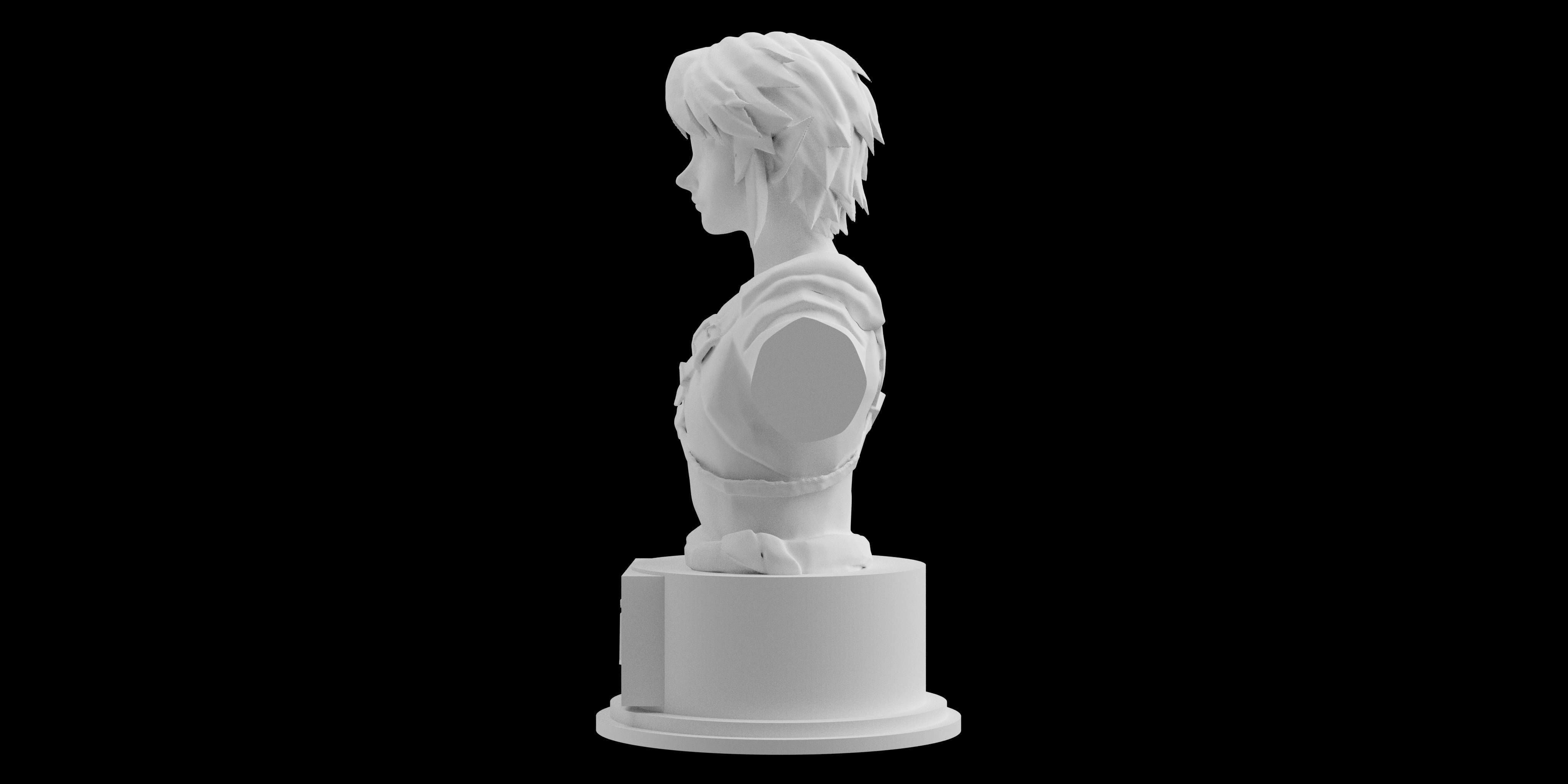 Zelda Farmer Link Twilight Princess Statue Figure 3D print model 3D print model_7