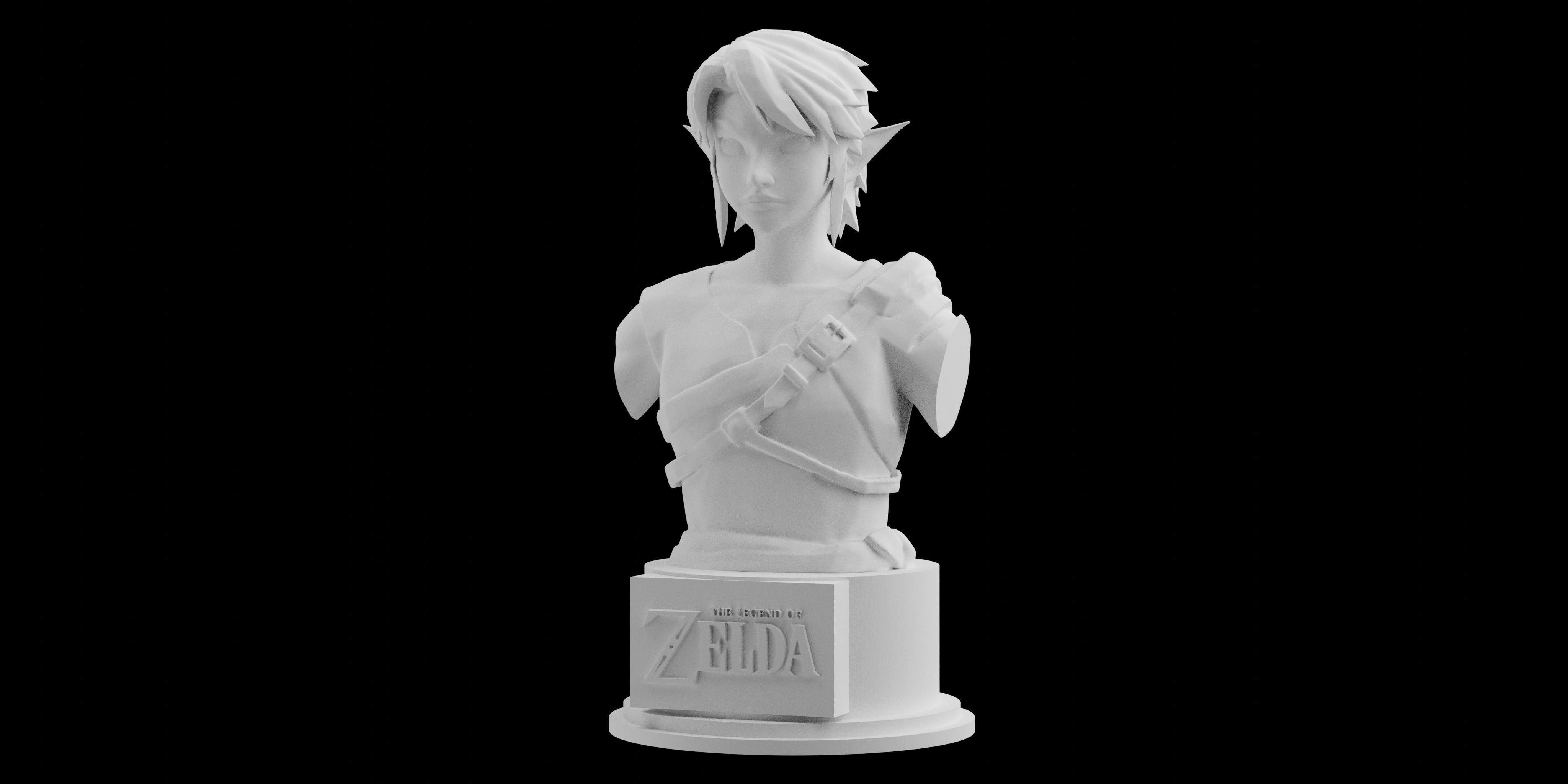 Zelda Farmer Link Twilight Princess Statue Figure 3D print model 3D print model_1