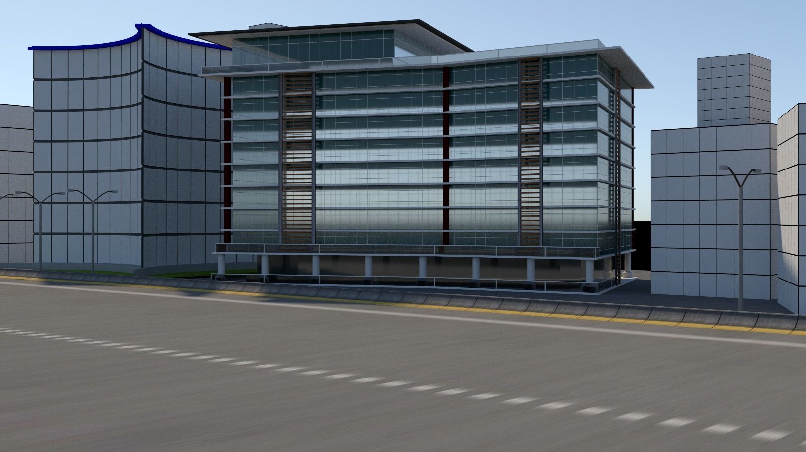 Business Center 3D model_3