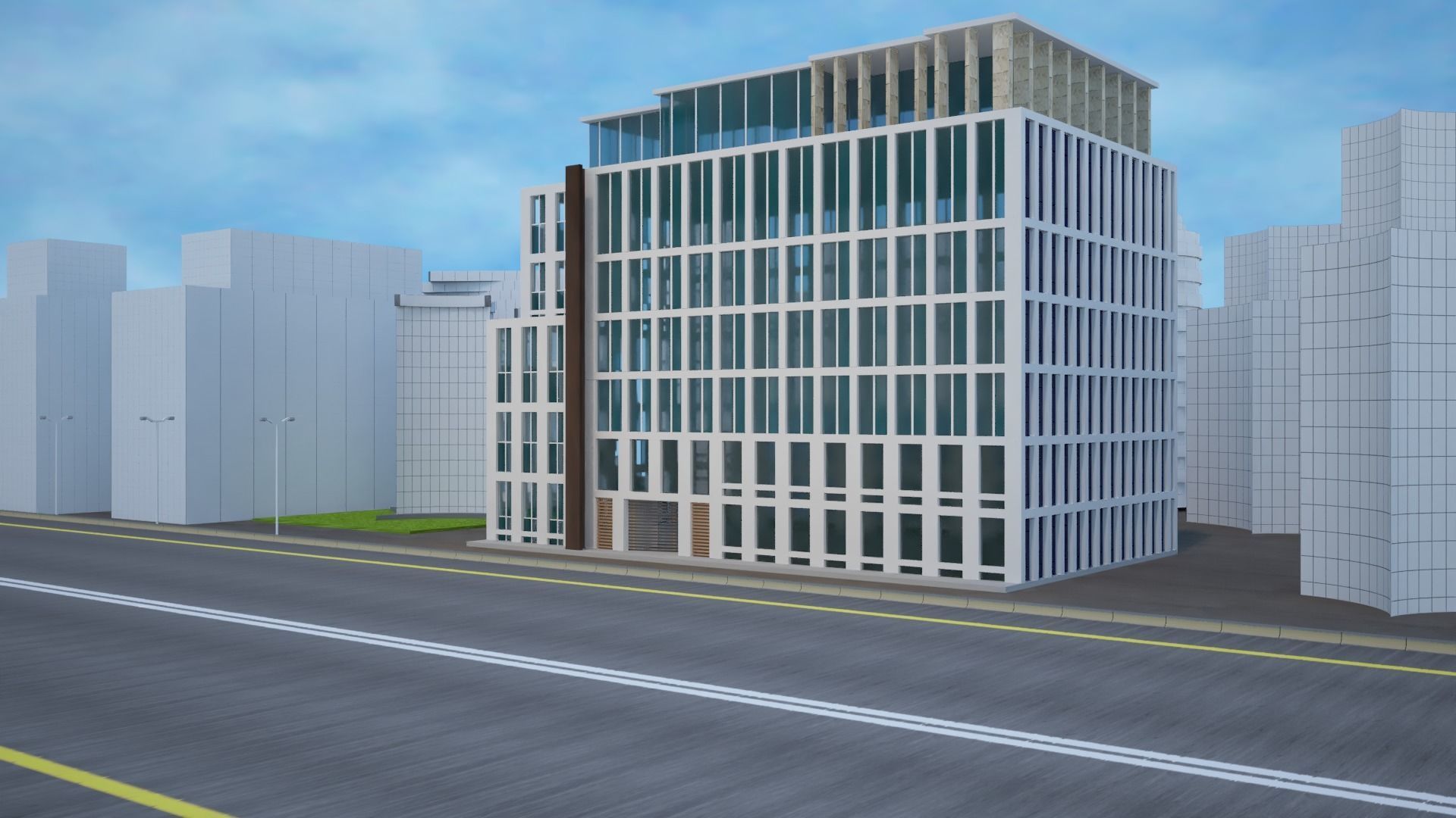 Business Center 3D model_15