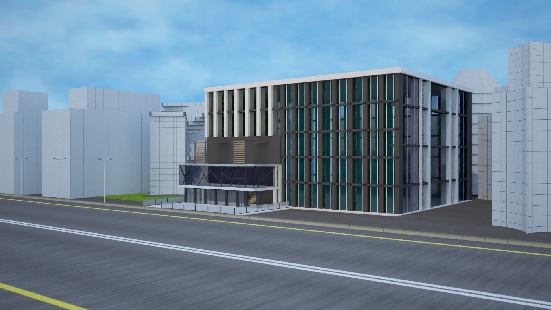 Business Center 3D model_17