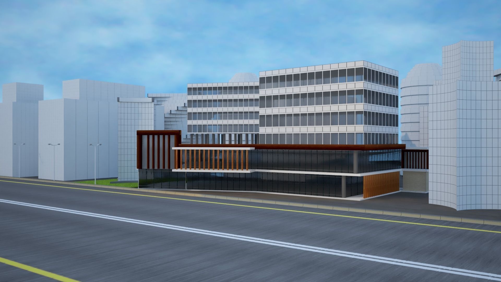 Business Center 3D model_10
