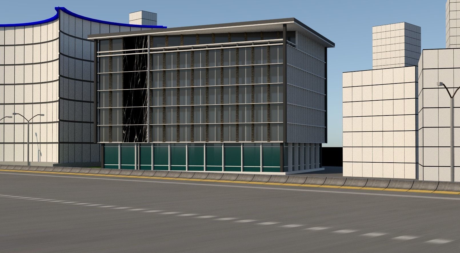 Business Center 3D model_25