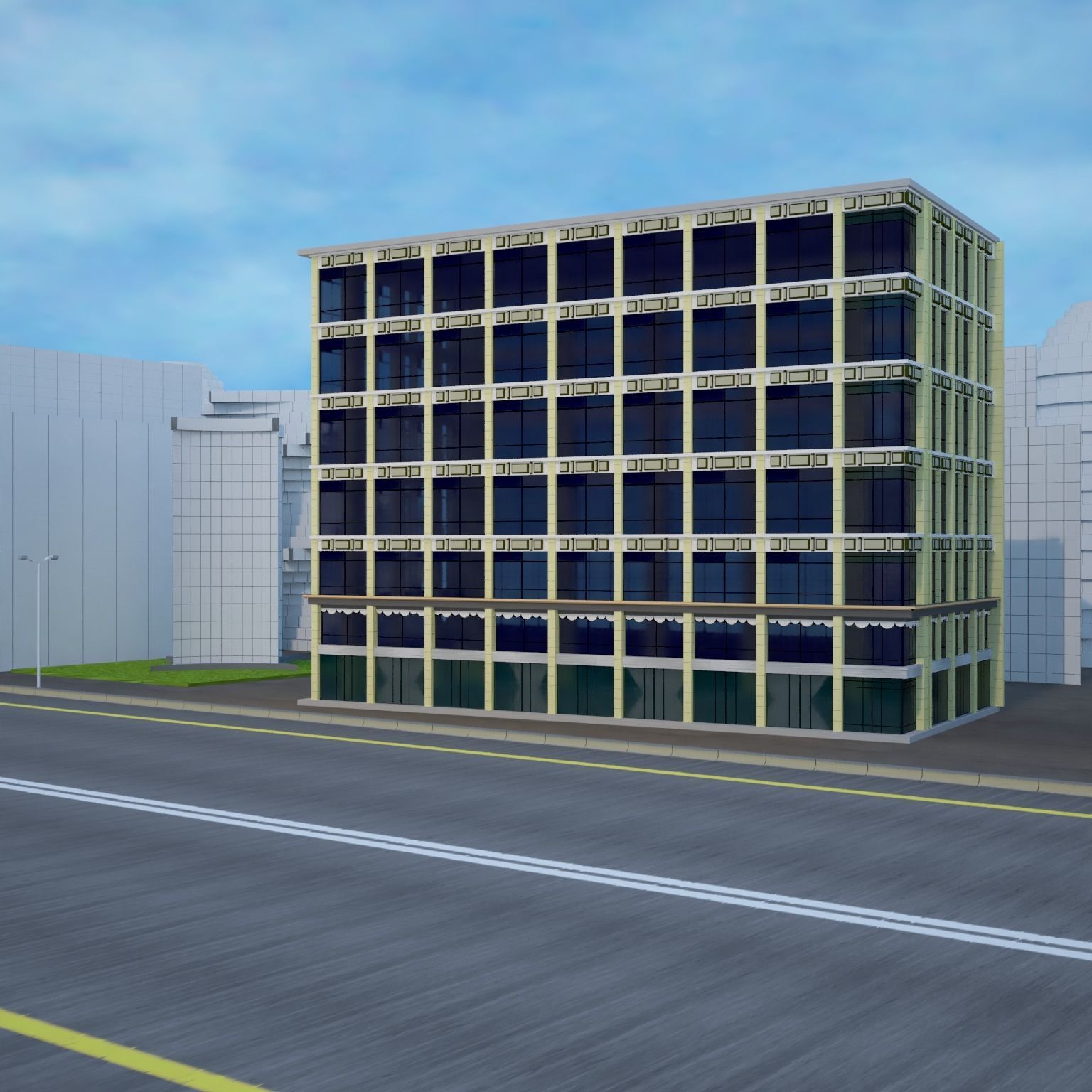 Business Center 3D model_6