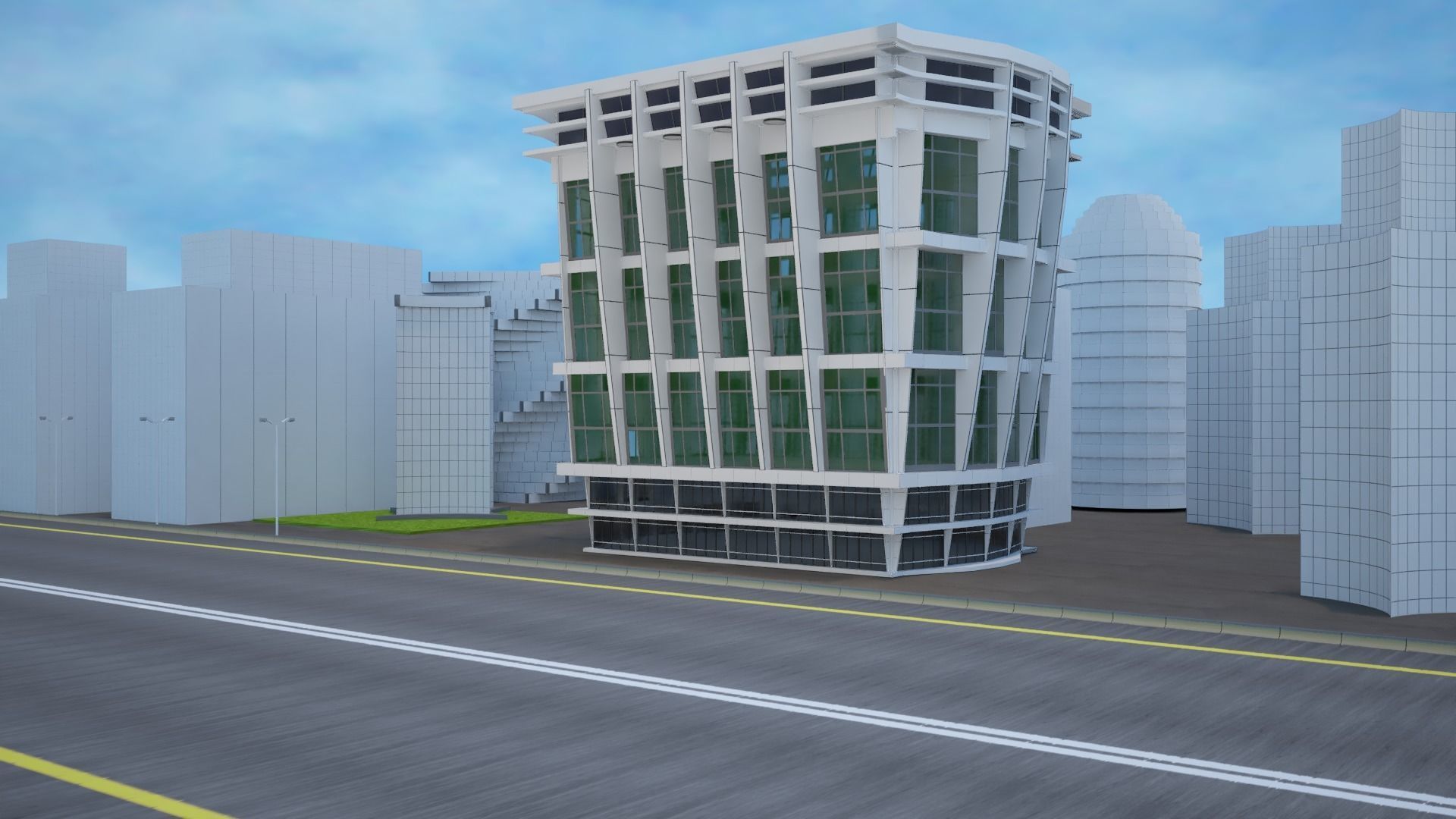 Business Center 3D model_14