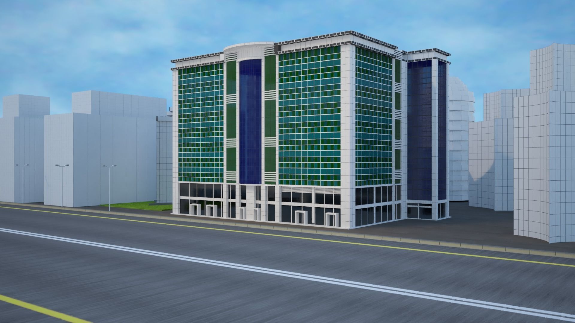Business Center 3D model_11