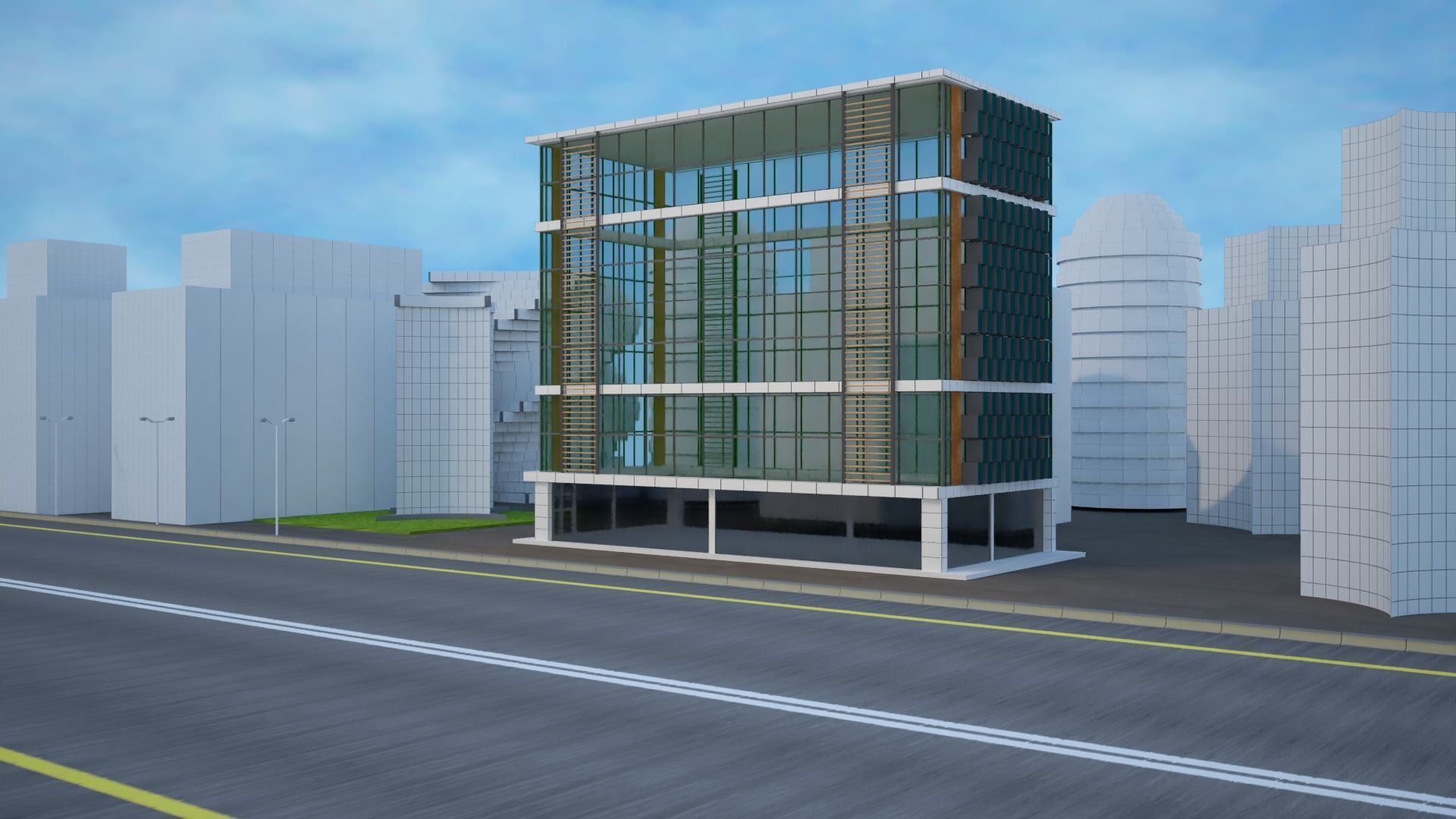 Business Center 3D model_13