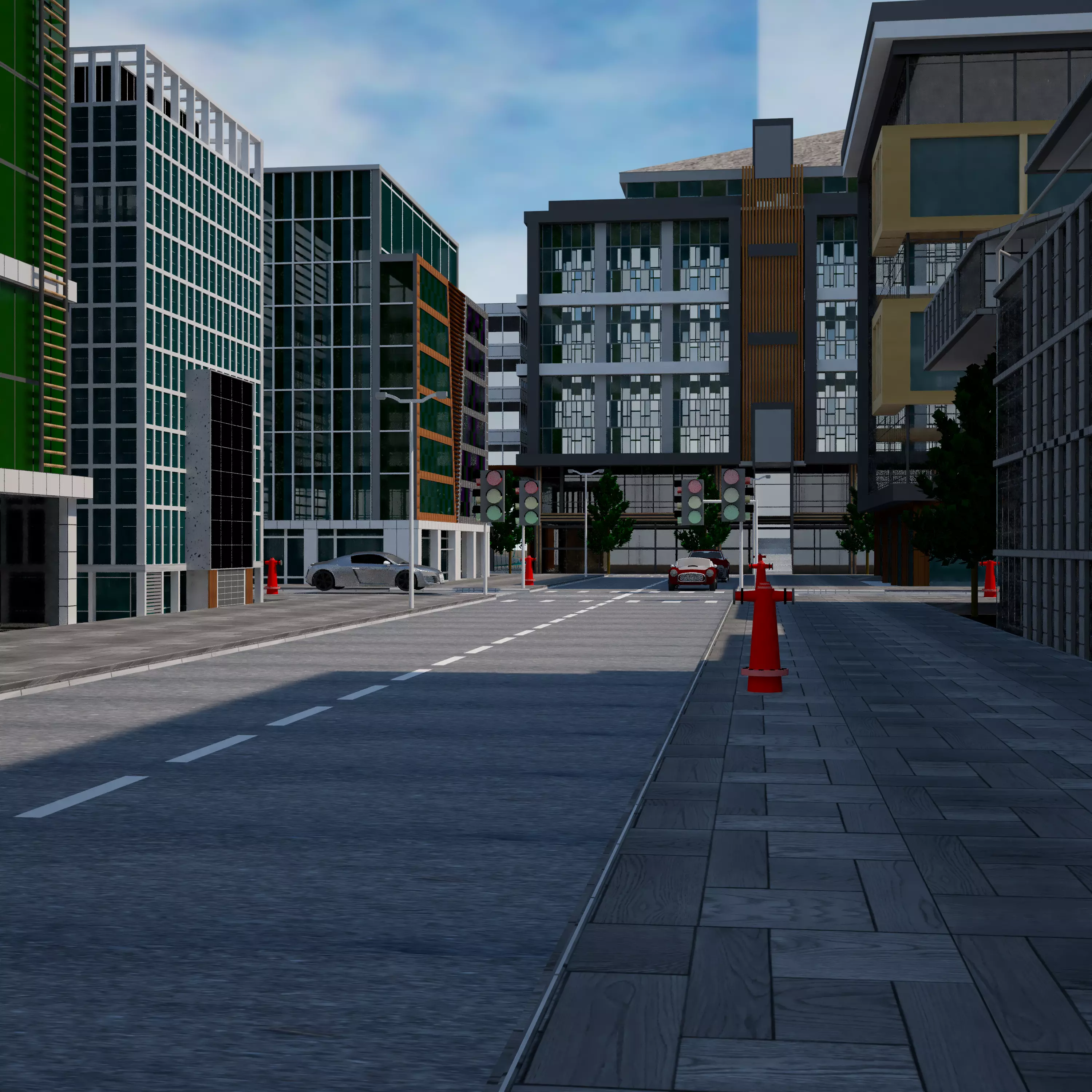 Business Center 3D model_0