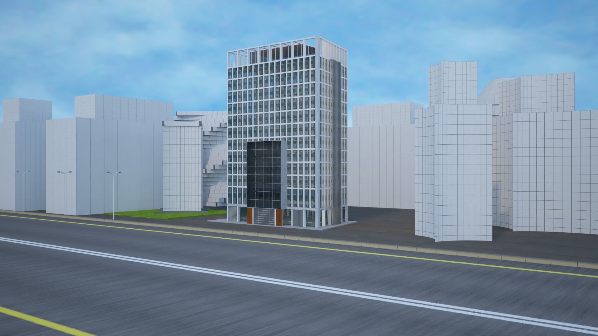 Business Center 3D model_20