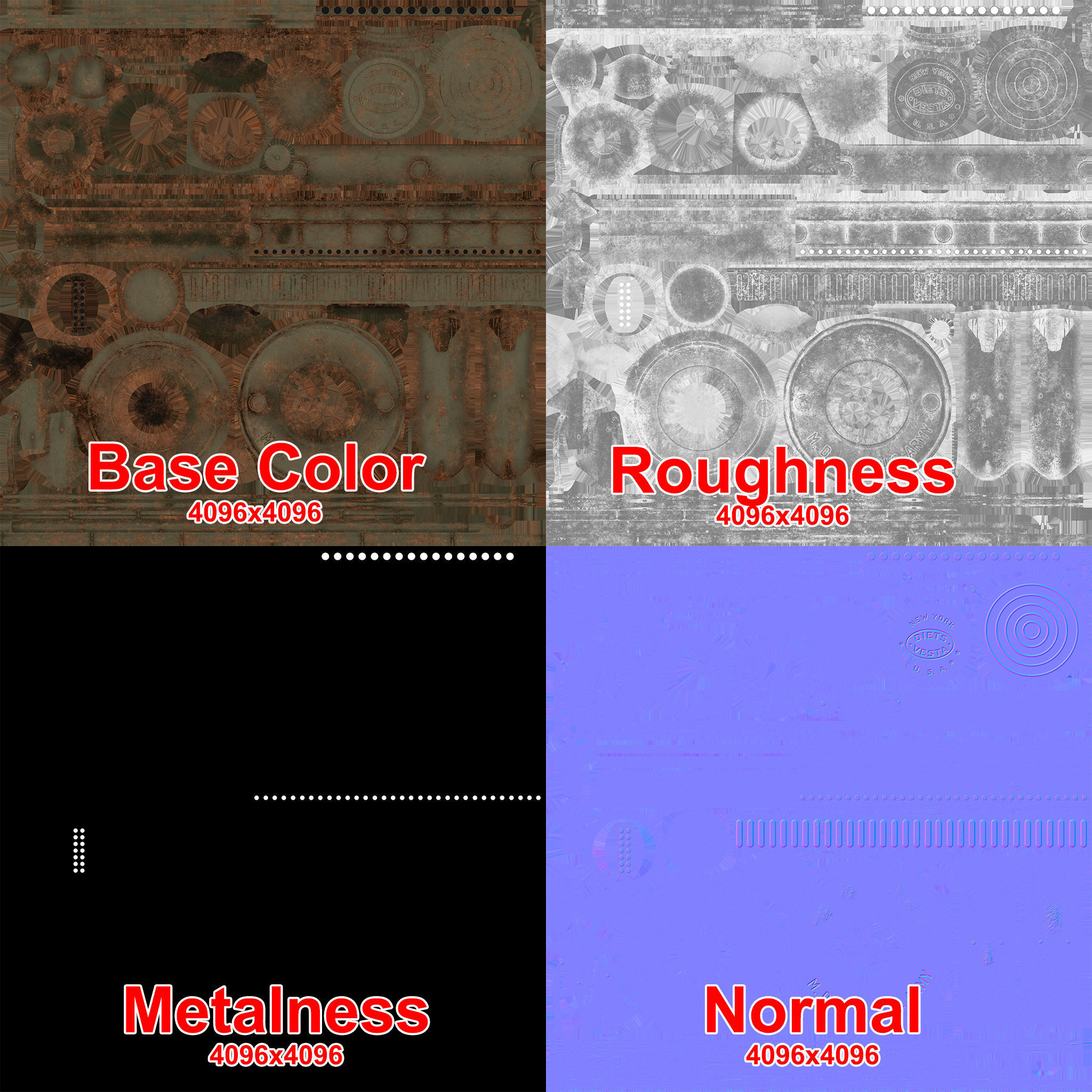 Old Kerosene Lantern Low-poly 3D model_13