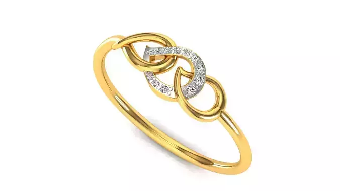Ring-15 diamond ring gold
