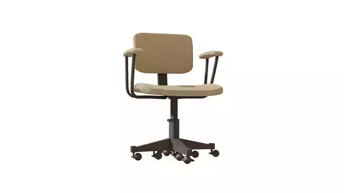 Chair office on casters