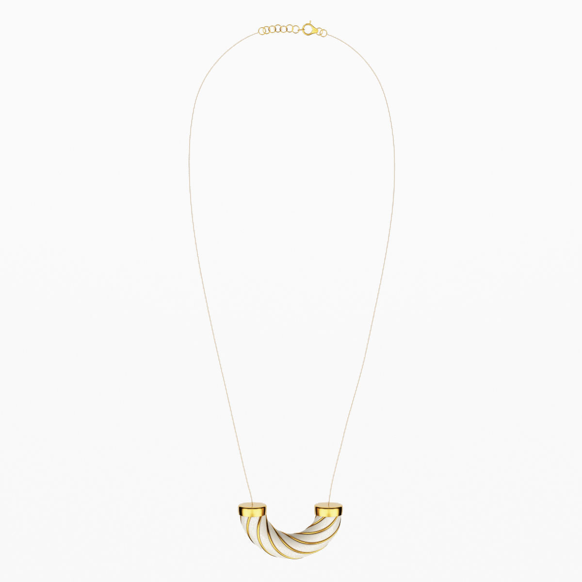 Twisted Necklace 3D model_1