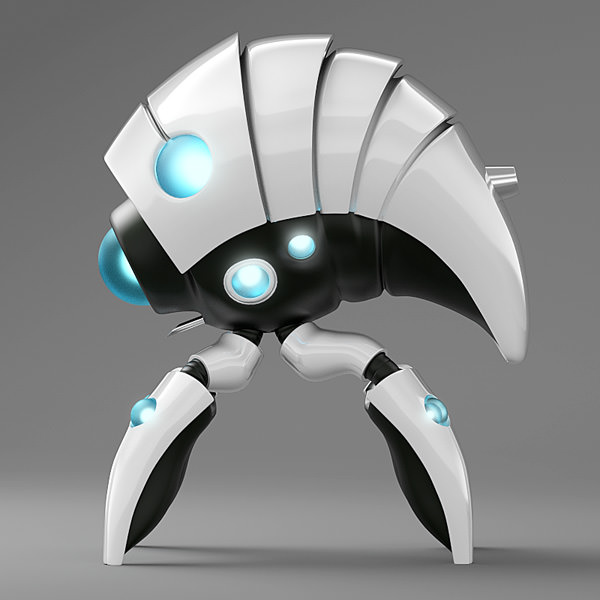 Nanobot original concept 3D model_3