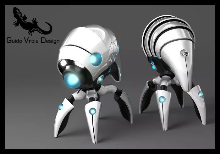 Nanobot original concept 3D model_0