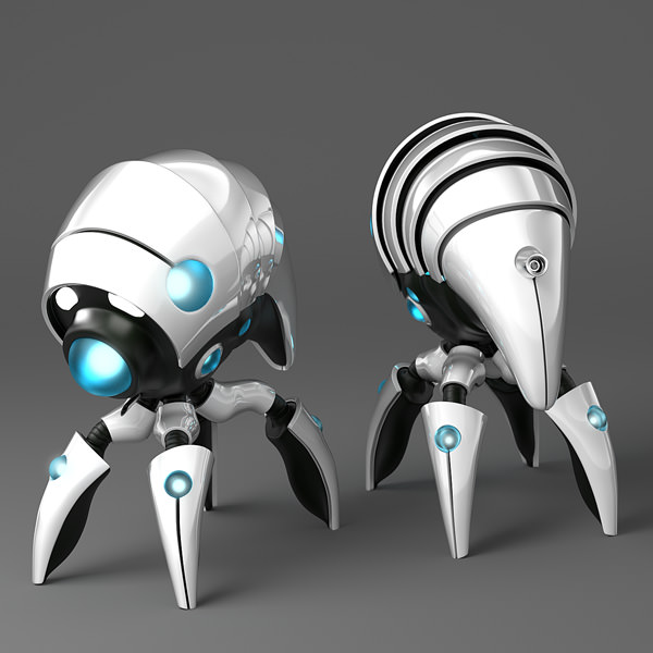 Nanobot original concept 3D model_2