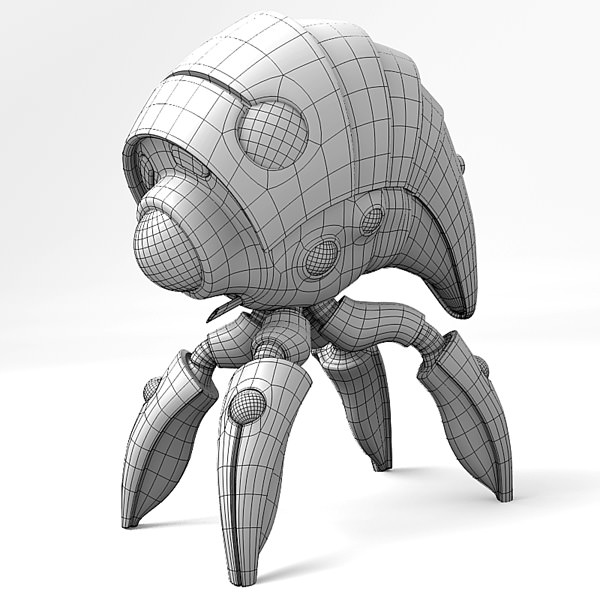 Nanobot original concept 3D model_7