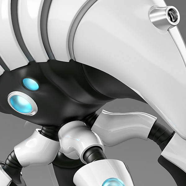 Nanobot original concept 3D model_6