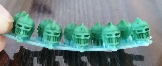 Wolf viking style helmets - Style 2 with mail 3D print model