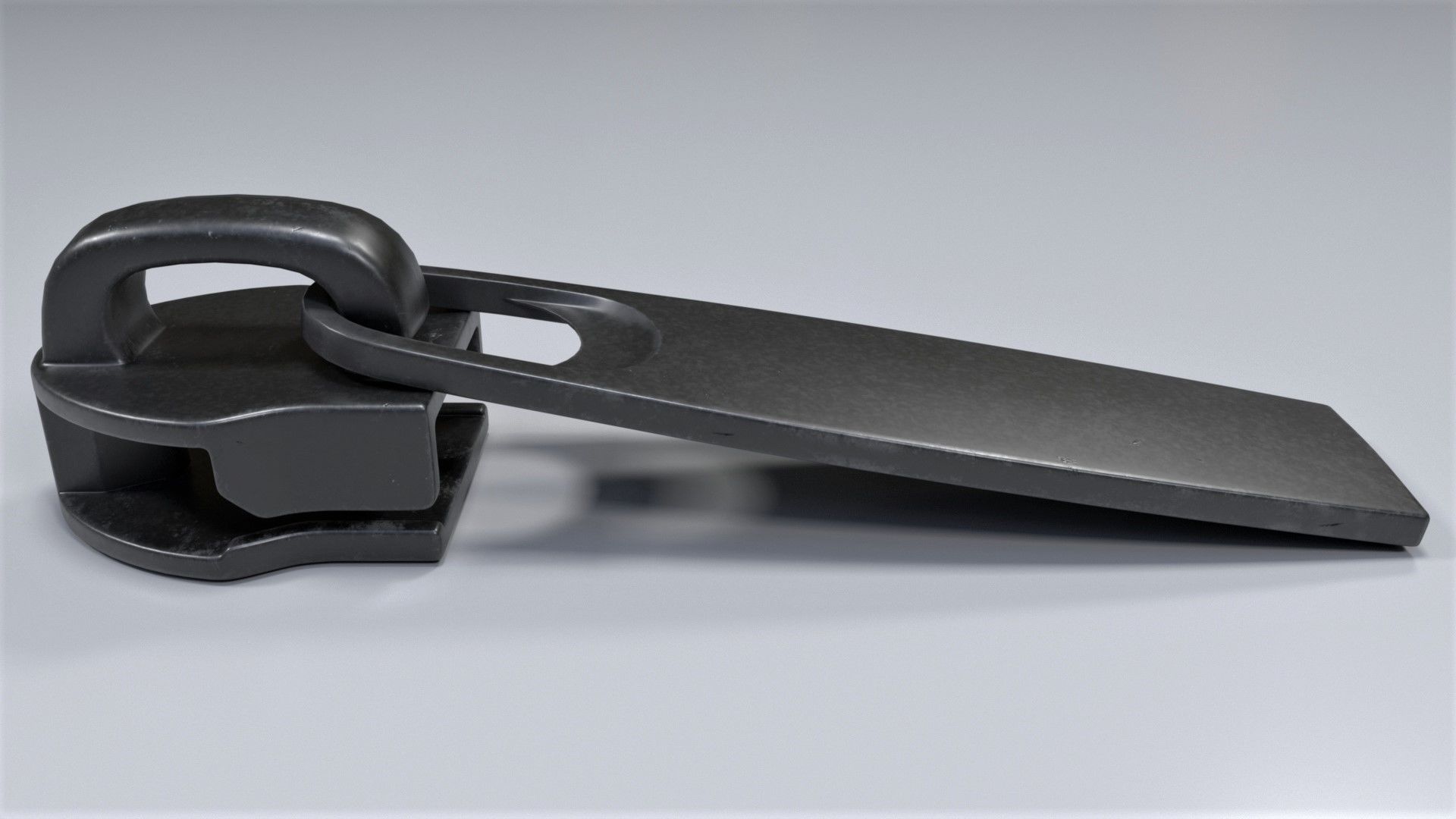 Zipper Puller with Slider  001 Low-poly 3D model_4