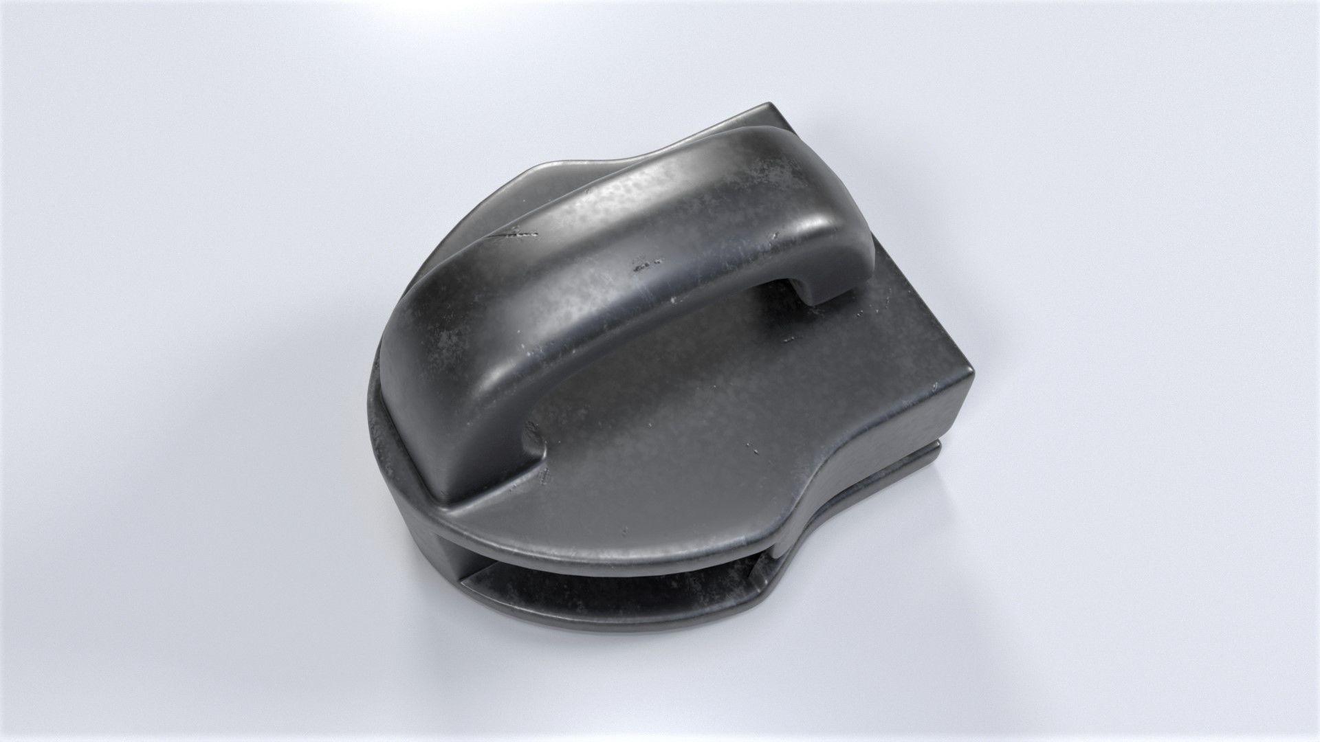 Zipper Puller with Slider  001 Low-poly 3D model_15