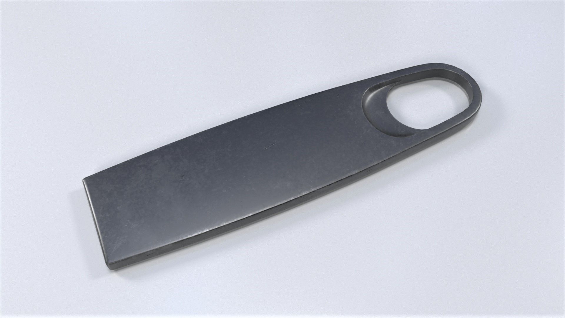 Zipper Puller with Slider  001 Low-poly 3D model_14