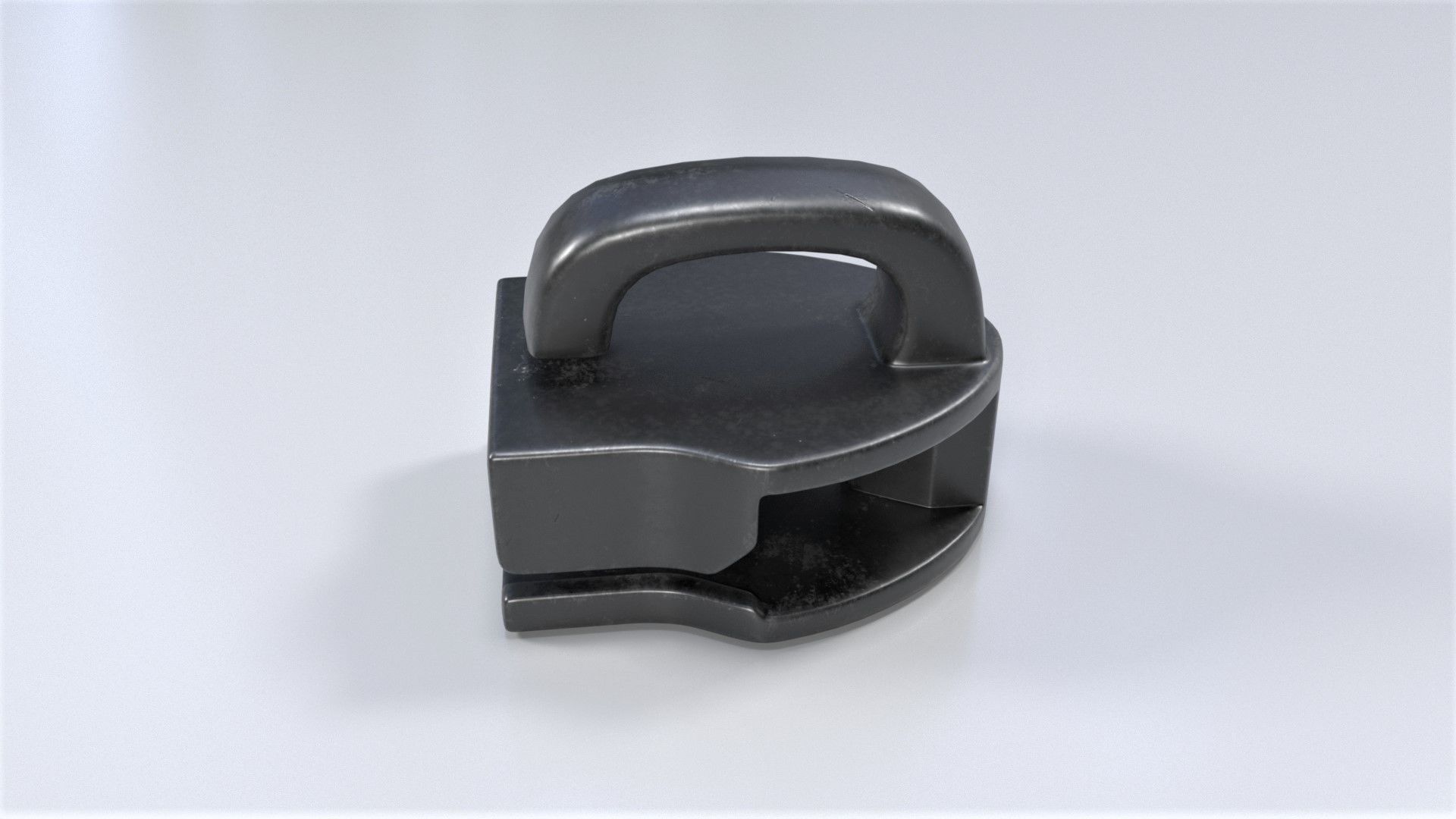 Zipper Puller with Slider  001 Low-poly 3D model_16