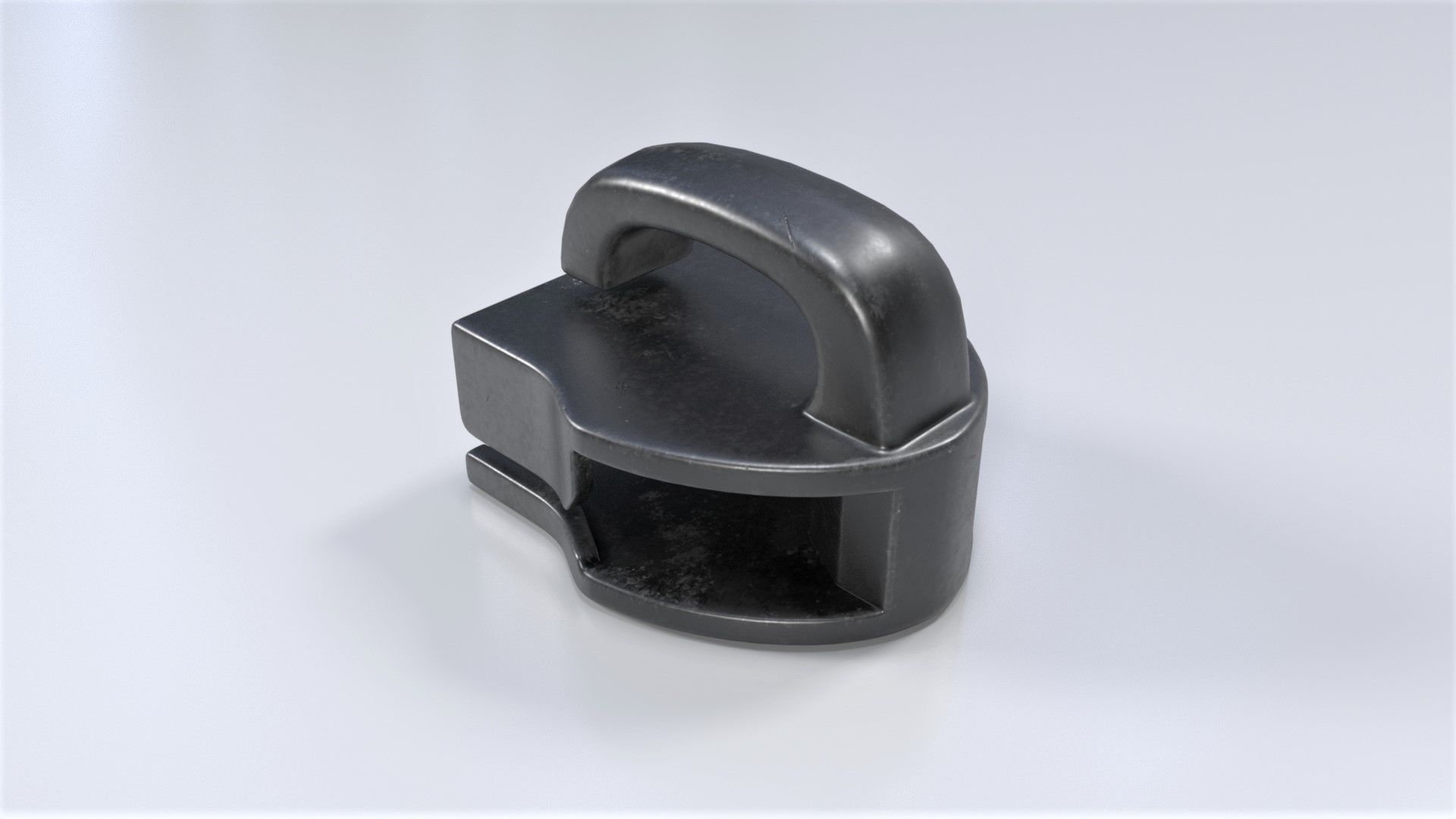 Zipper Puller with Slider  001 Low-poly 3D model_8