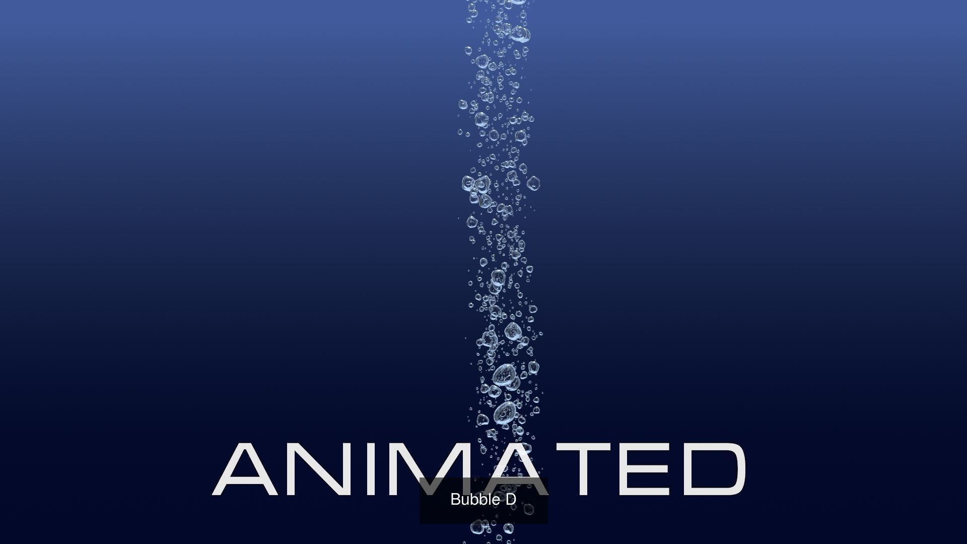 Bubbles pack animation 3D Model Collection_9