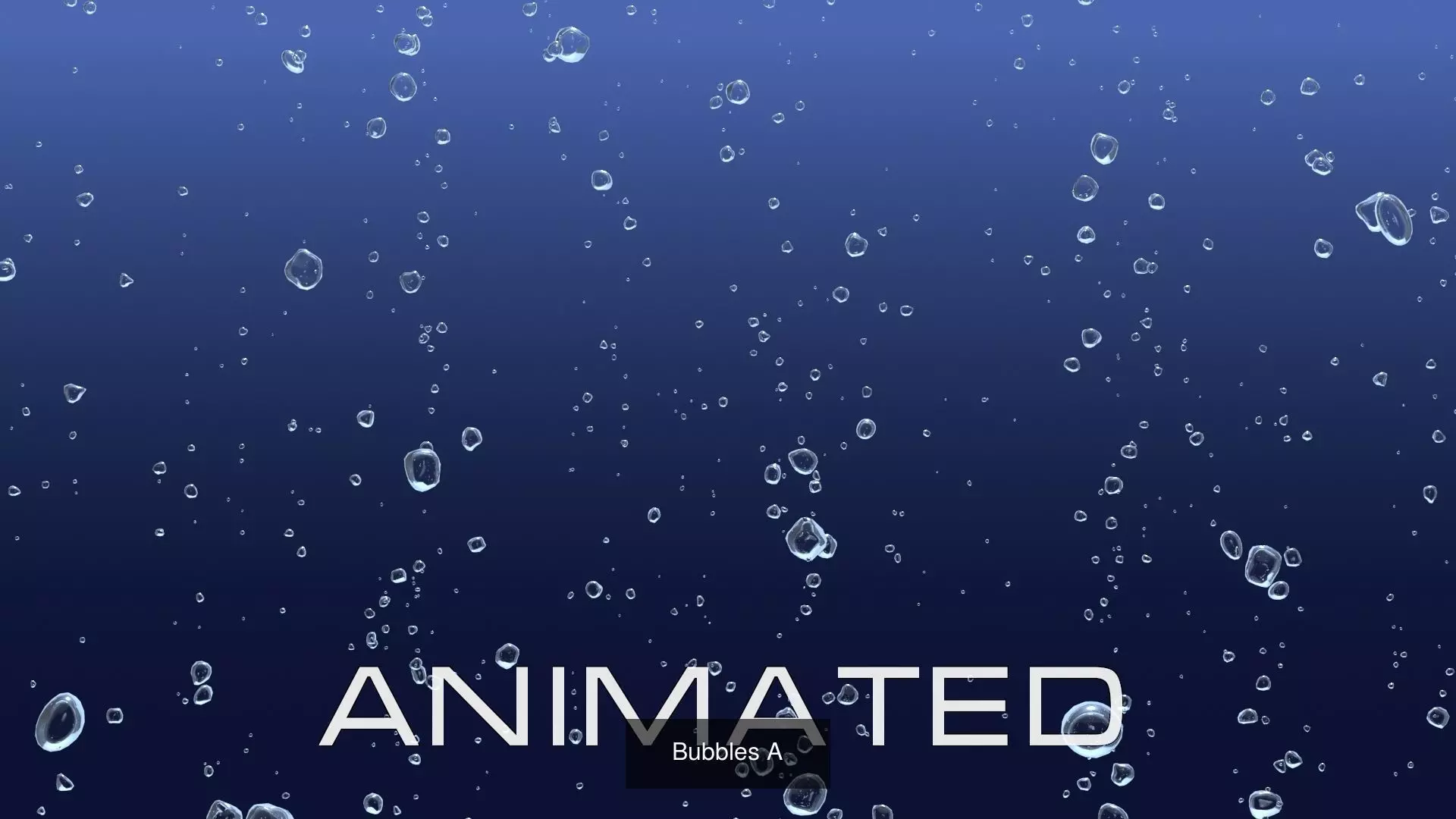 Bubbles pack animation 3D Model Collection_0