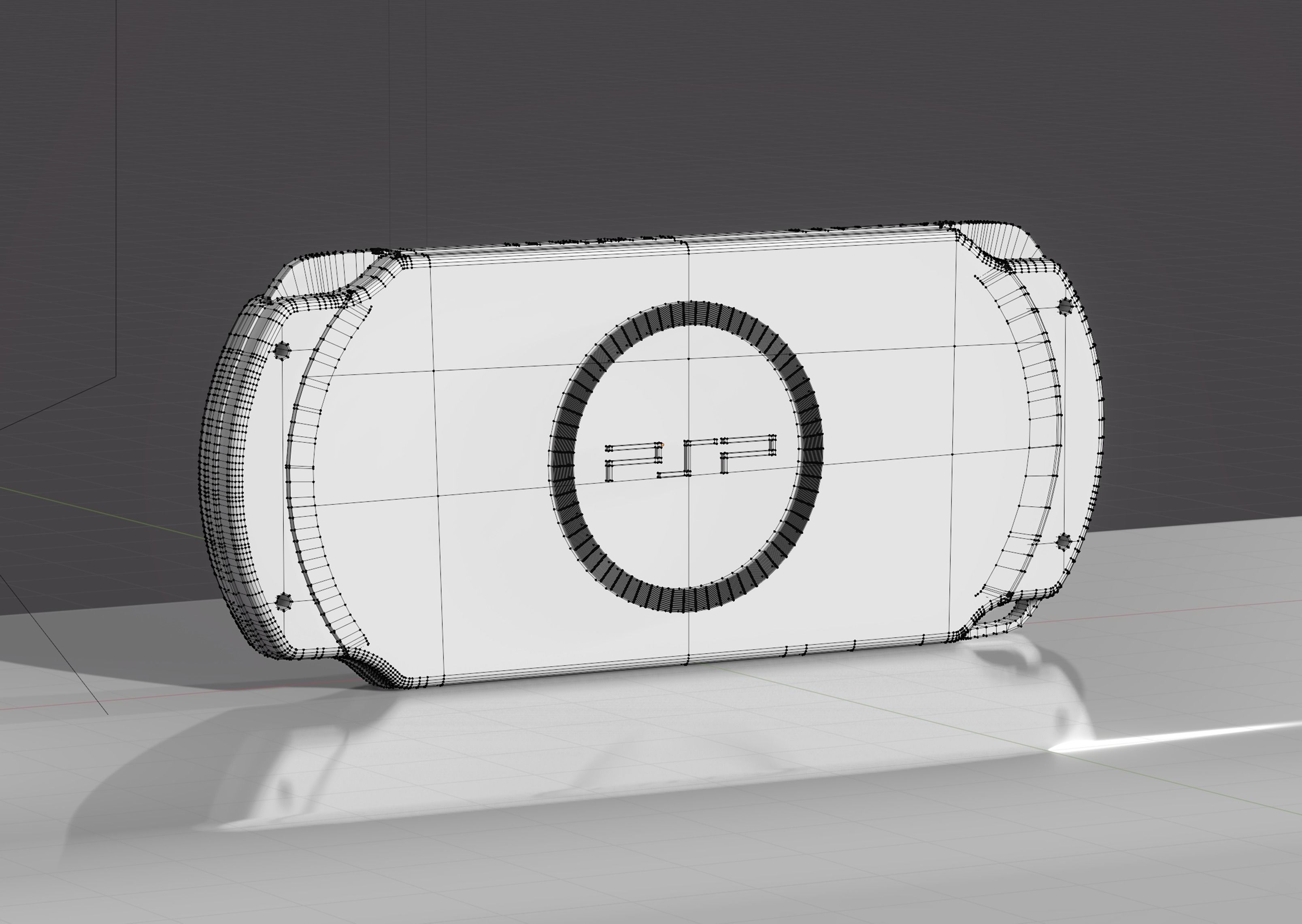 Sony - PSP STREET - Playstation Portable - Model E1004 Low-poly 3D model_11