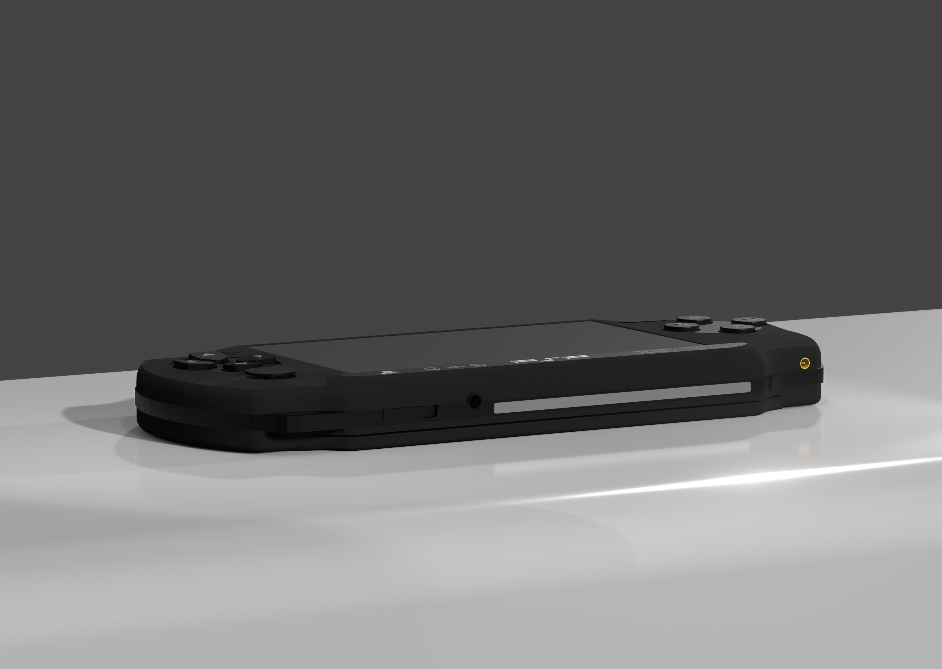 Sony - PSP STREET - Playstation Portable - Model E1004 Low-poly 3D model_6