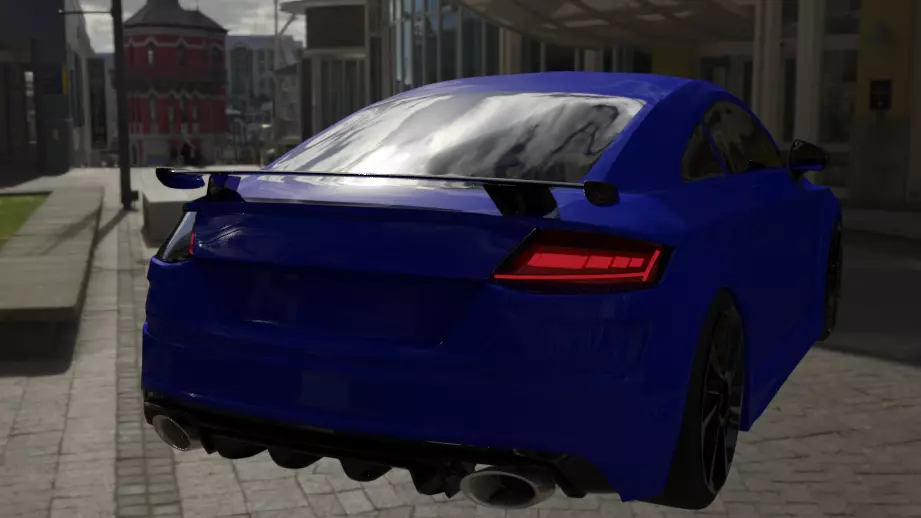 audi tt model 3D model