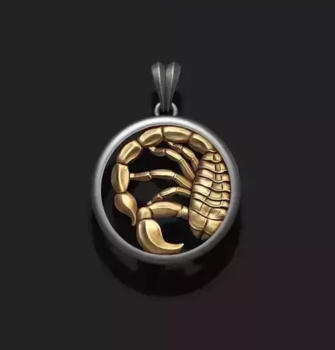 Horoscope Scorpion pendant
