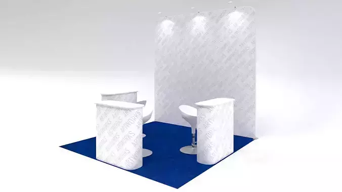 Exhibition booth 10x10ft 3DM003 