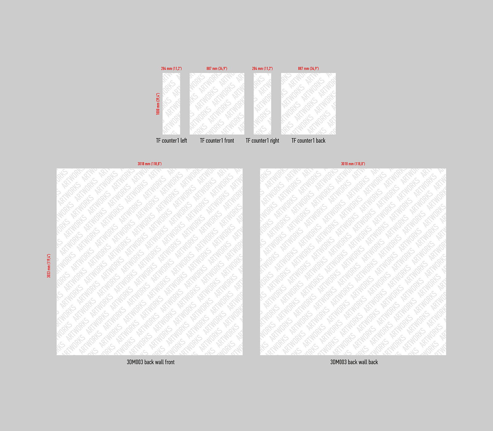 Exhibition booth 10x10ft 3DM003 3D model_9